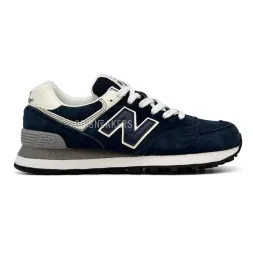 New Balance 574 Suede Black/Dark Navy