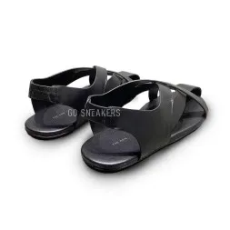 The Row Sandals Leather Black