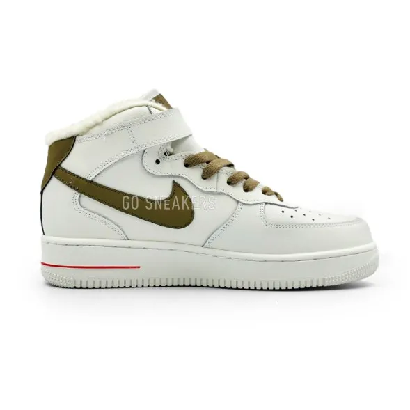 Унисекс зимние кроссовки Nike Air Force 1 Utility Mid Off Brown