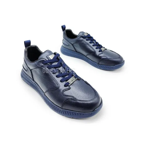 Унисекс кроссовки Hugo Boss Dark Navy Leather
