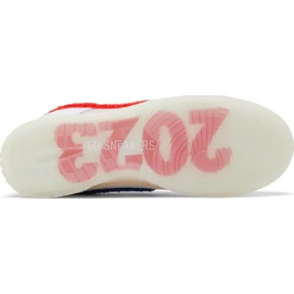 Унисекс кроссовки Nike Dunk Low Retro Prm Year Of The Rabbit White Crimson Varsity Royal
