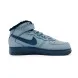 Унисекс зимние кроссовки Nike Air Force 1 ’07 LV8 Mid Utility Winter Leather Grey/Black