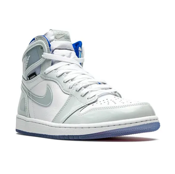Унисекс кроссовки Nike Jordan 1 Retro High Zoom White Racer Blue