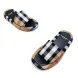 Женские шлепки Burberry Flip-flops White/Brown