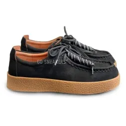 The Row Leather Loafers Black