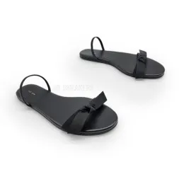 The Row Sandals Black