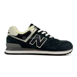 New Balance 574 Suede Winter Black