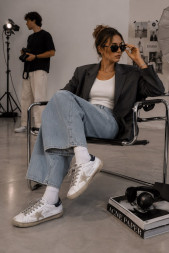 Golden Goose Deluxe Brand Navy/White Star