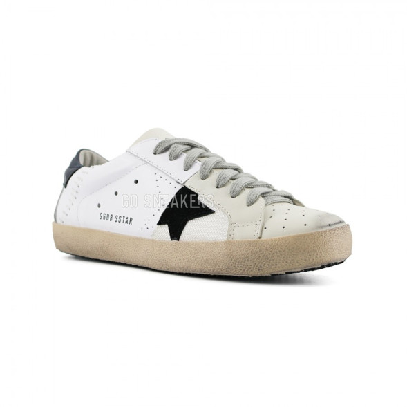 Женские кеды Golden Goose Deluxe Brand Navy/Black Star