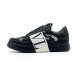 Унисекс кроссовки Valentino Black Suede And Leather VL7N Low