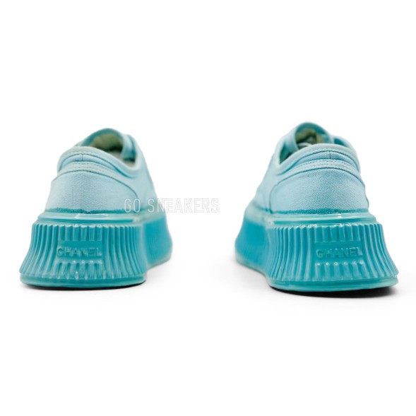 Женские кеды Chanel Sneakers Goe Blue