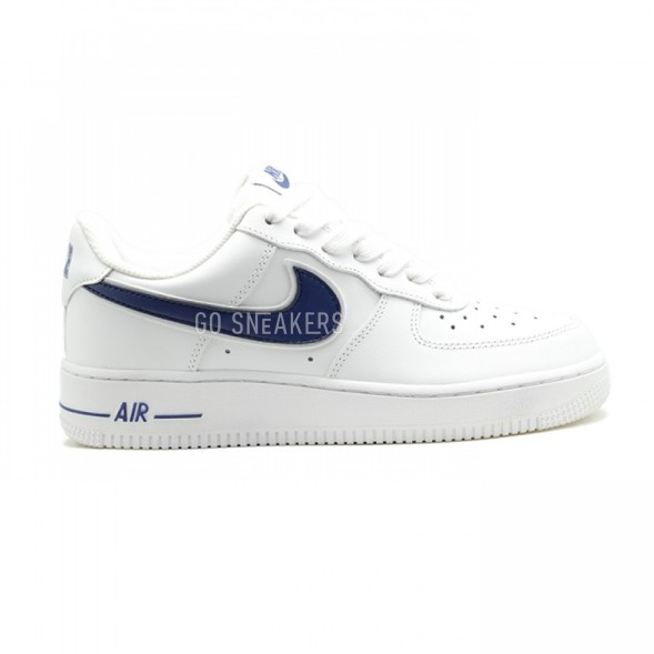 Мужские кроссовки Nike Air Force AF-1 Low White-Navy