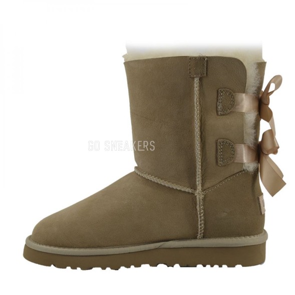 Женские угги с бантиками Bailey Bow II Sand
