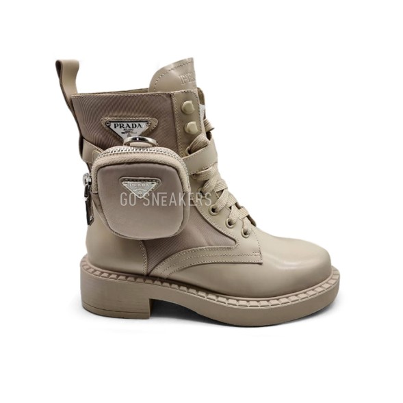 Унисекс кроссовки Prada Boots Leather Brown