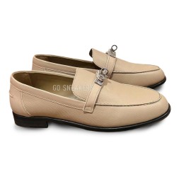 Hermes Loafers Beige