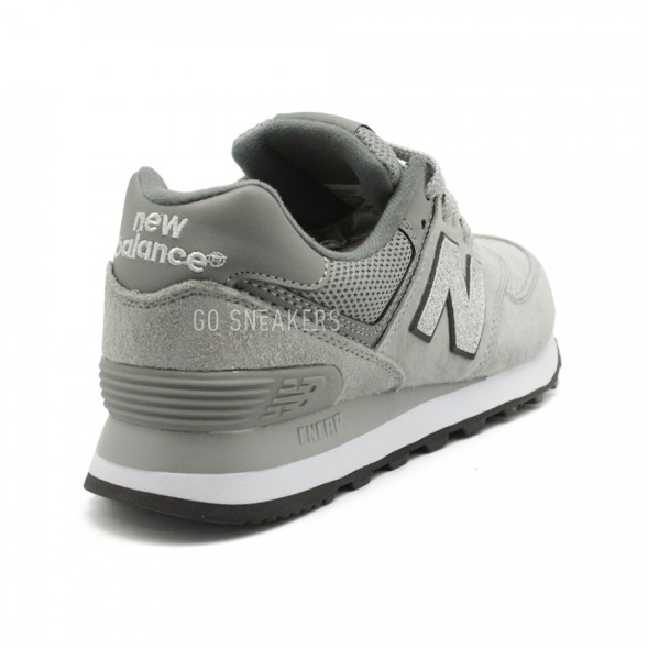 Женские кроссовки New Balance 574 Grey Glitter