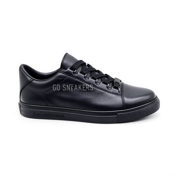 Унисекс кроссовки Balenciaga Leather Sneakers Full Black