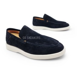 Santoni Man Moccasins Black