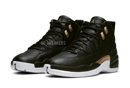Nike Air Jordan 12 Retro Black Metallic Gold White