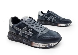 Premiata 483 Suede/Leather Black/Grey