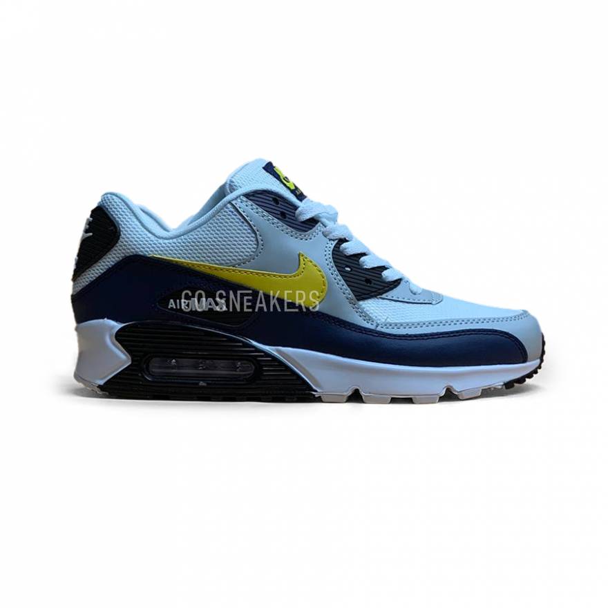 Nike air max shop 90 essential blue yellow