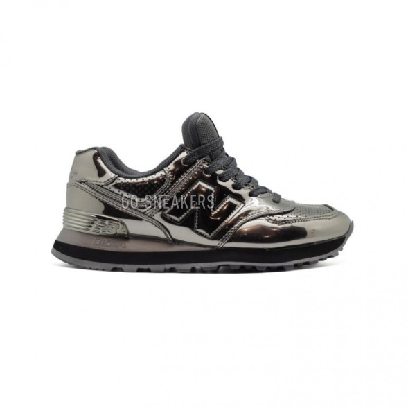 Женские кроссовки New Balance 574 Mirror Black