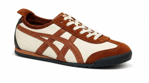 Женские кроссовки Onitsuka Tiger Mexico 66 Beige/Brown