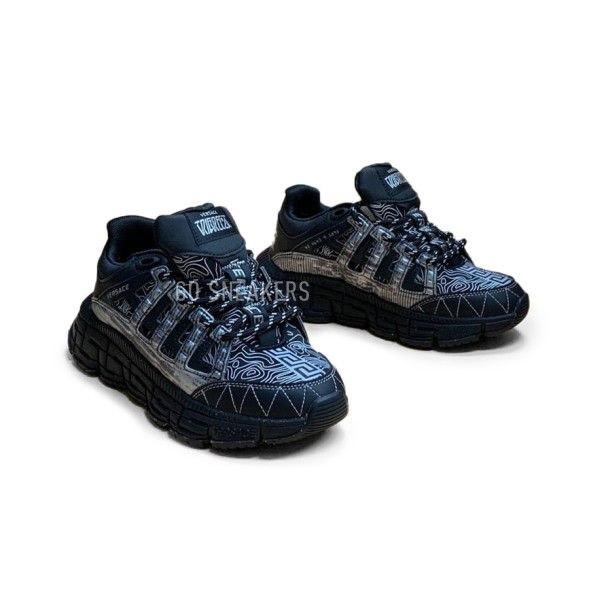Унисекс кроссовки Versace Trigreca Black/Grey