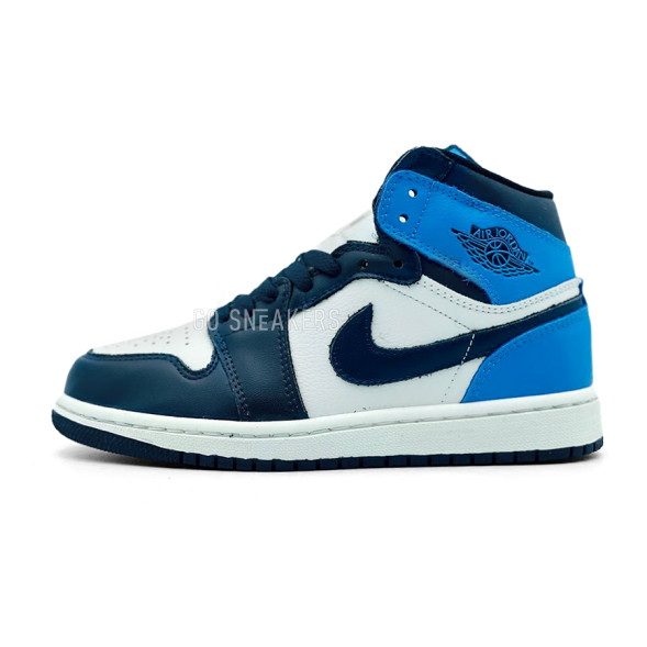 Унисекс зимние кроссовки Nike Air Jordan Retro 1 Obsidian Winter