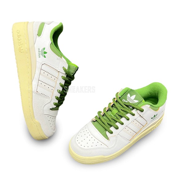 Женские кроссовки Adidas Forum 84 Low White/Green