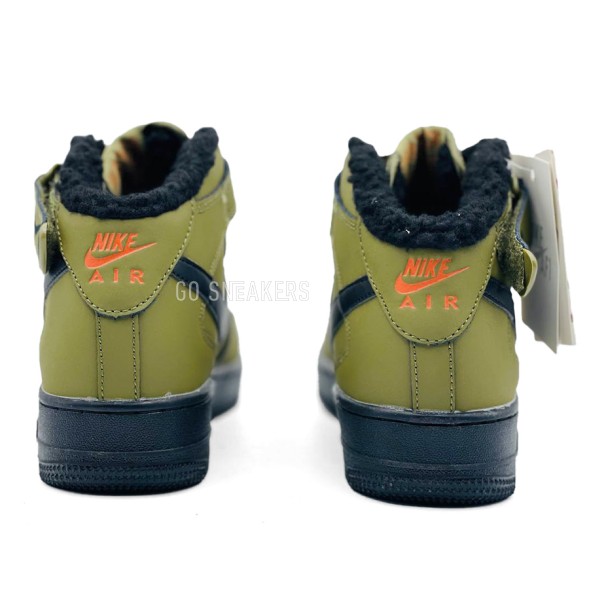Мужские зимние кроссовки Nike Air Force 1 Mid Winter Man Green 