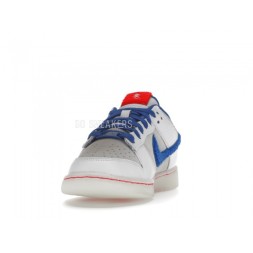 Nike Dunk Low Retro Prm Year Of The Rabbit White Crimson Varsity Royal