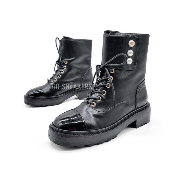 Женские ботинки Chanel Boots Black