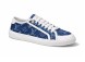 Женские кеды Louis Vuitton Textile Sneakers Blue Jeans