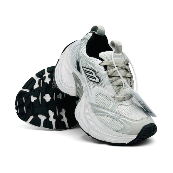 Женские кроссовки Balenciaga Monday Silver/White