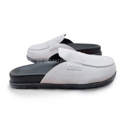 Hermes Sabo Suede White