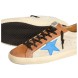 Унисекс кеды Golden Goose Superstar LTD Light Blue Star and Crocodile Heel Tab