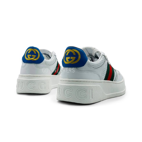 Женские кроссовки Gucci Web White