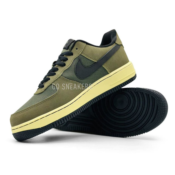 Мужские зимние кроссовки Nike Air Force 1 Low SP Ballistic x Undefeated Winter Olive Black