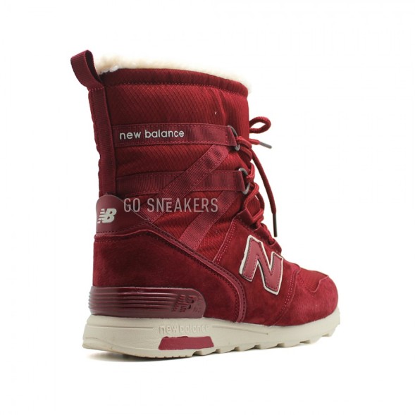 Женские зимние дутики New Balance Bordeaux