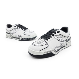 Dolce &amp;amp; Gabbana White Black Graphiti