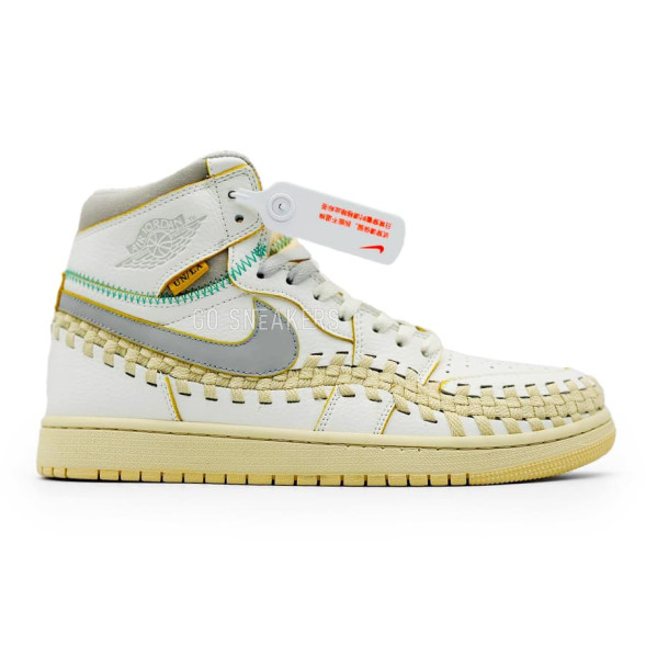 Мужские кроссовки Nike Air Jordan 1 Bephies Beauty Supply Man White