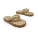 Женские шлепки Chanel 5 Flip-flops Beige
