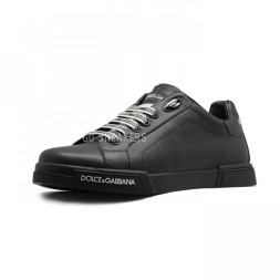Мужские кеды Dolce &amp;amp; Gabbana Portofino Leather Black