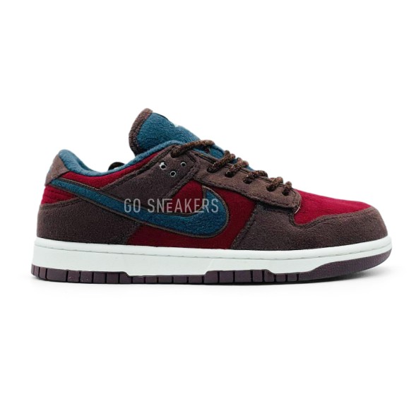 Унисекс кроссовки Nike Dunk Low SE Fleece Burgundy Crush