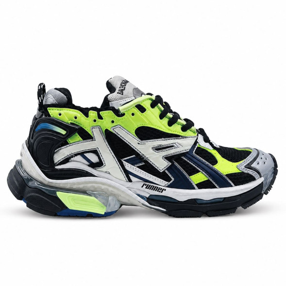 Мужские кроссовки Balenciaga Runner Navy/Toxic