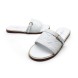 Женские шлепки Louis Vuitton Flip-flops Low Leather White