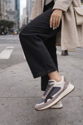 Brunello Cucinelli Suede Snikers Beige/Grey