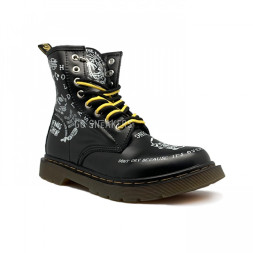 Dr. Martens 1460 Scribble Black/White