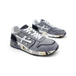 Premiata 483 Textile/Suede Air Light Grey